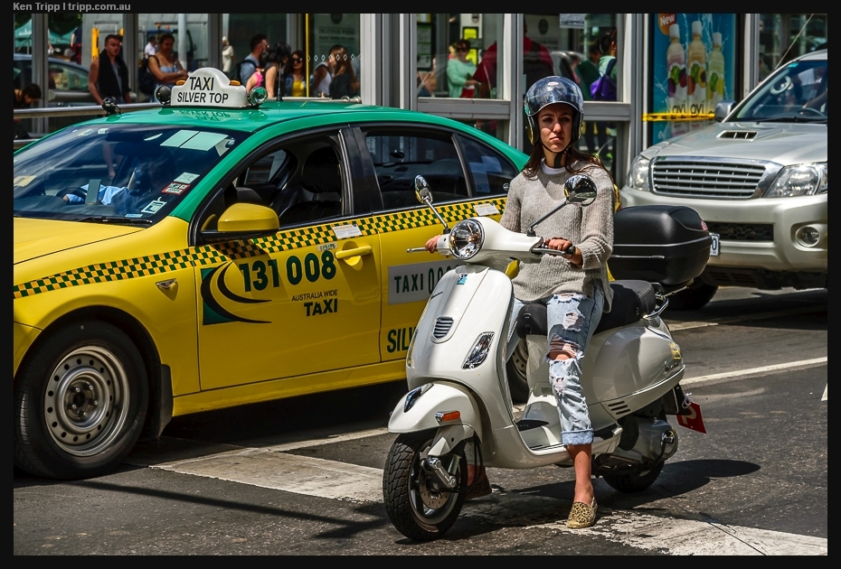Scooter - Swanston Street