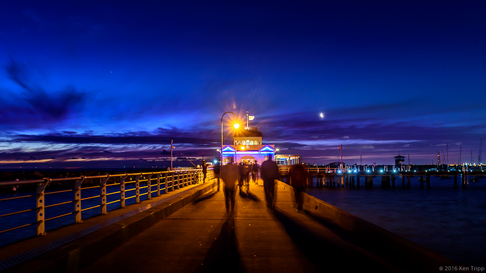 Ghosts on St Kilda Pier